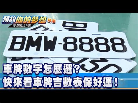 車牌号碼吉凶|車牌數字吉凶指南：選出最旺你的好車牌號碼 